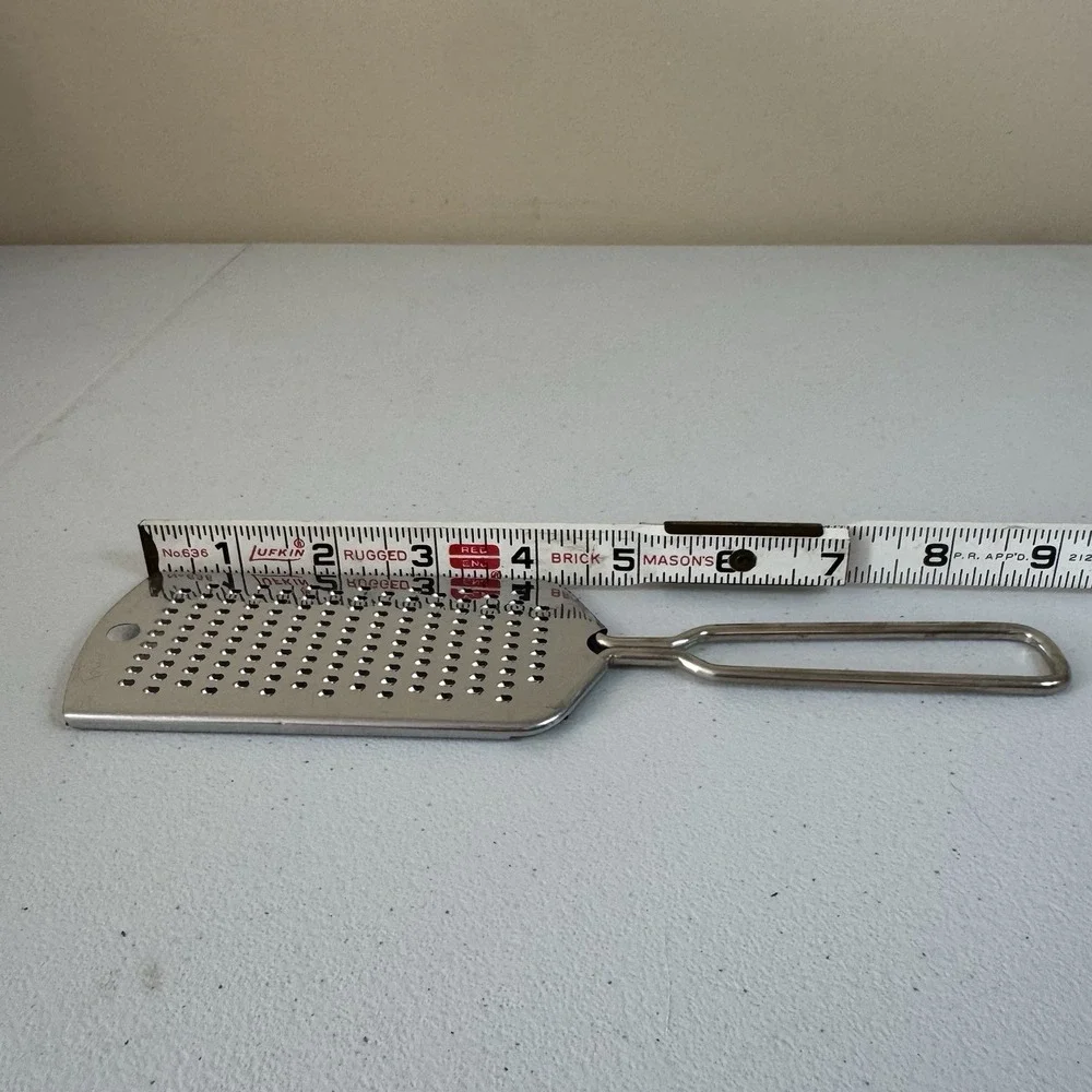 Vintage Foley Stainless Steel Hand Grater Zester Shredder Wire Loop Handle
